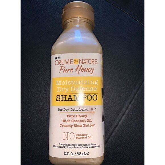 CREME OF NATURE~PURE HONEY~ MOISTURIZING DRY DEFENSE SHAMPOO 12 OZ - Picture 1 of 2